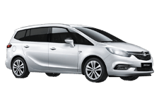 Car Hire Dronfield - Vauxhall Zafira 7-Seater - Minibus hire Dronfield